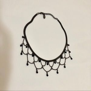 Choker/necklace with extension chain